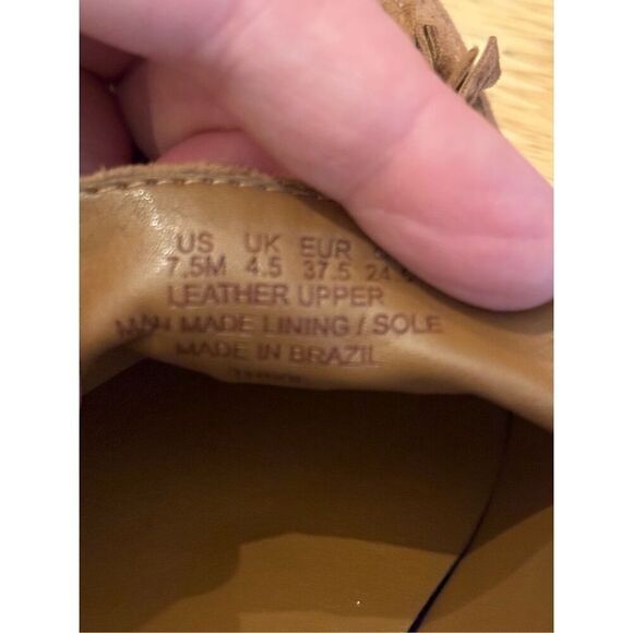 Naturalizer Trixie Block Heel Loafer - English Tea Brown Suede - Picture 9 of 9